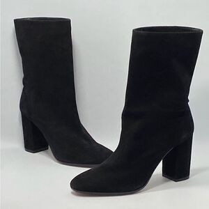 Aquazzura Boogie Suede Ankle Boots size 36.5